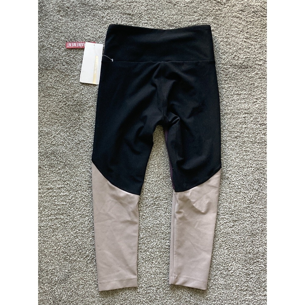 Mondetta Womens High Waisted Active‎ Legging Black RoseWood XS NWT Gym Workout - Picture 5 of 8